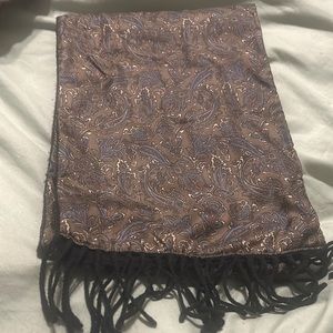 Leonardo Strelli Silk/Wool Scarf-Made in Italy